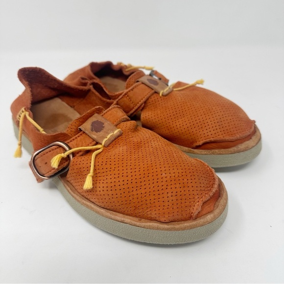 Santorisan Marnie Perforated Suede Shoes - Picture 1 of 9